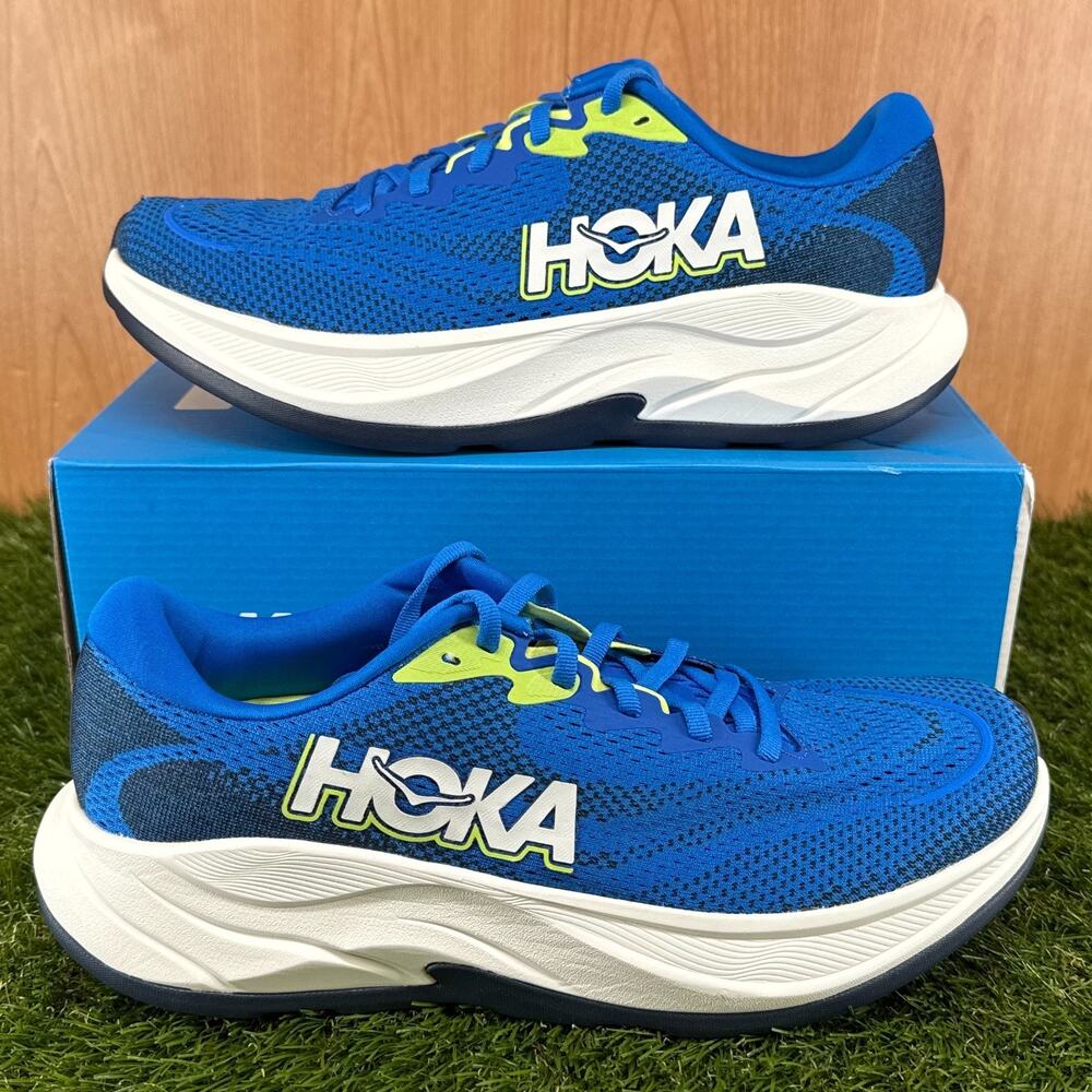 HOKA Rincon 4 Electric Cobalt Running Shoes 1155130-ECC Men's Size 8.5